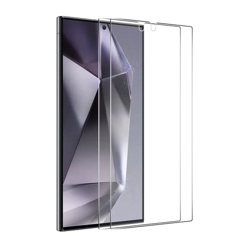 ENKAY HAT PRINCE For Samsung Galaxy S25 Ultra 2Pcs Screen Protector   Fingerprint Unlock 0.18mm High Aluminum-Silicon Glass - Transparent - 1