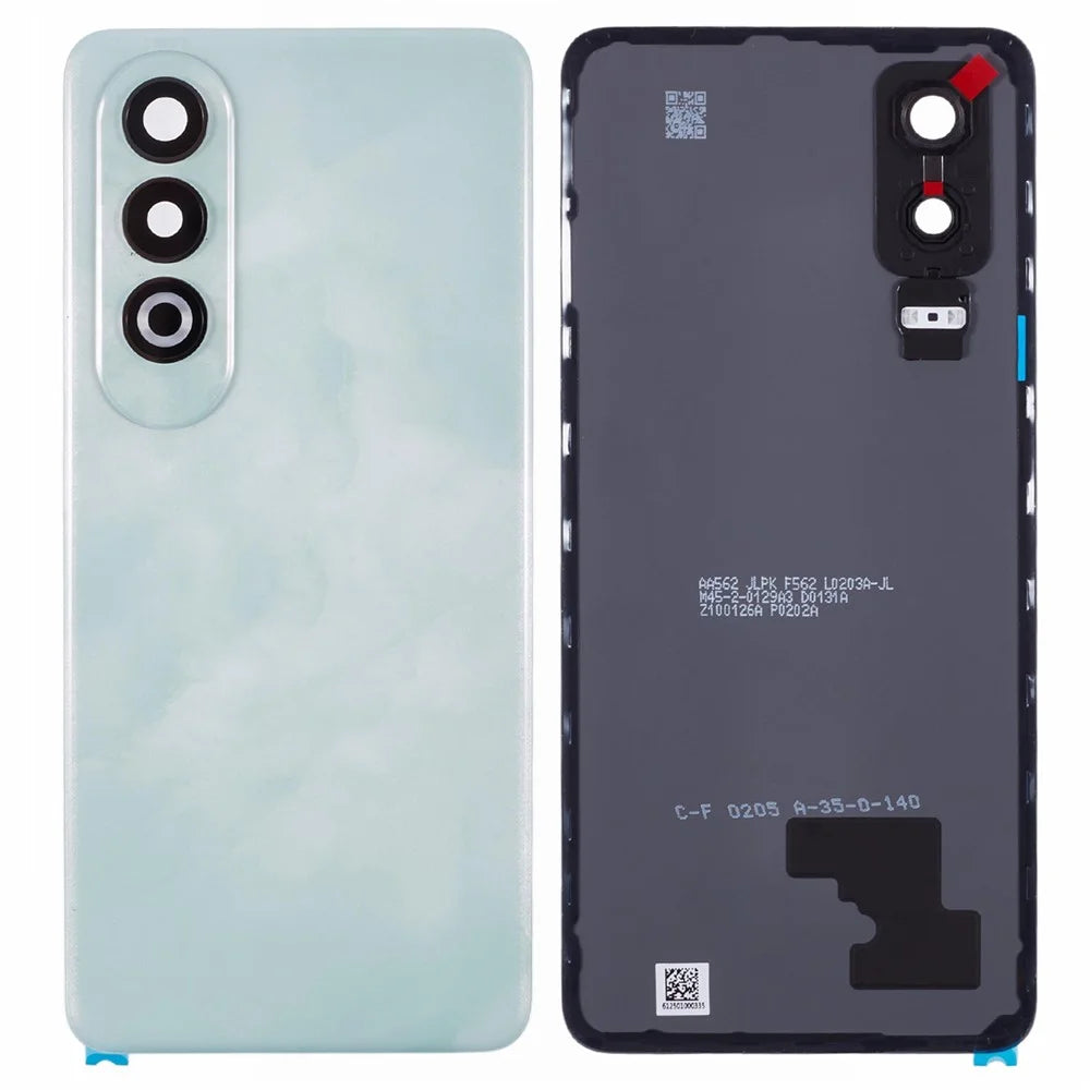 For OnePlus Nord CE4 5G OEM Battery Housing with Adhesive Sticker + Camera Lens Cover - Green - 1