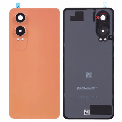 For OnePlus Nord CE4 Lite 5G OEM Battery Housing with Adhesive Sticker + Camera Lens Cover - Gold - 1