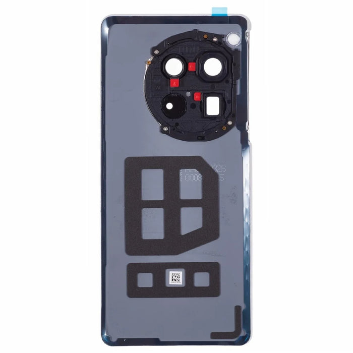 For OnePlus 12 5G OEM Battery Housing with Adhesive Sticker + Camera Lens Cover - White - 3