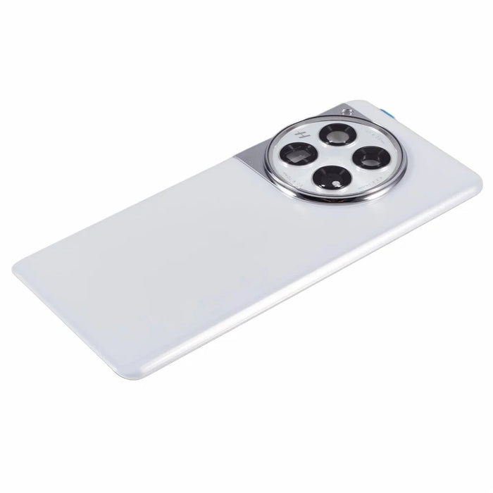 For OnePlus 12 5G OEM Battery Housing with Adhesive Sticker + Camera Lens Cover - White - 4