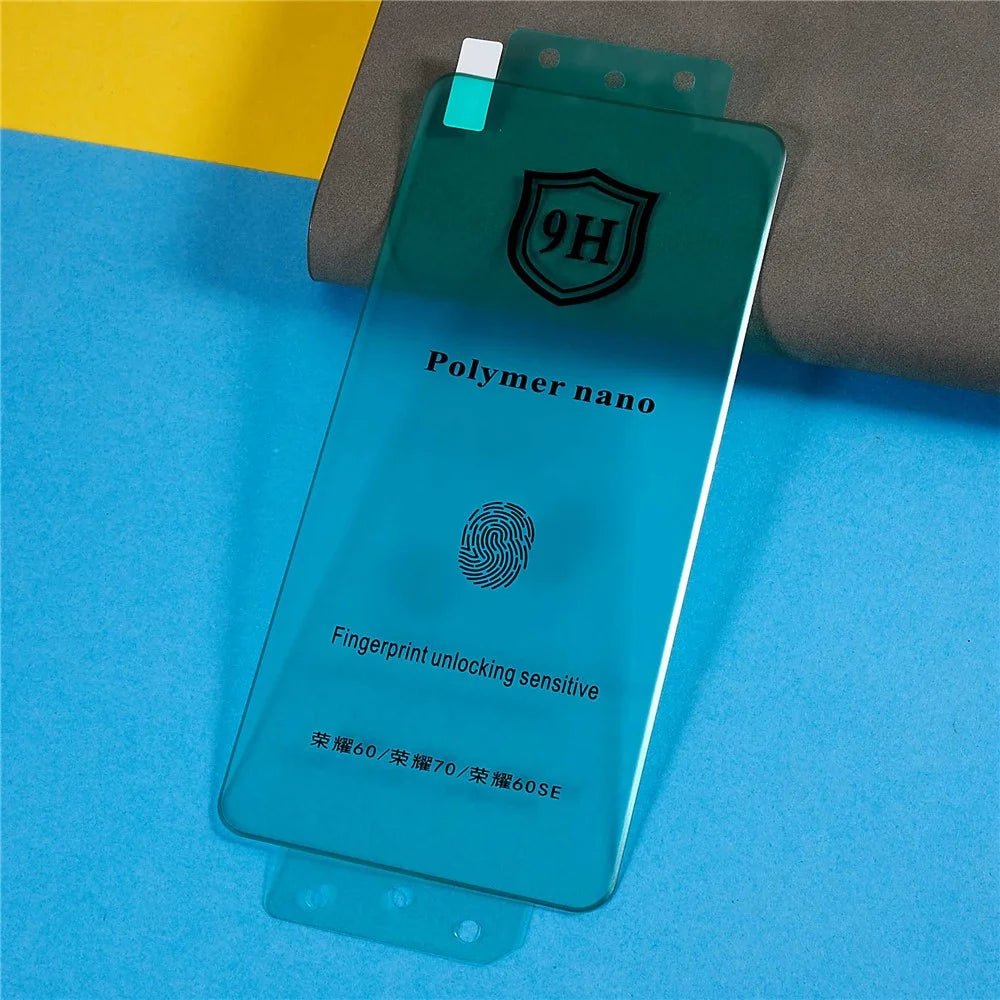 For Honor 60 / Honor 70 5G / Honor 60 SE Curved Full Covering Ceramic Silicon Carbide Phone Screen Film Touch Sensitive HD Clear Screen Protector - 4