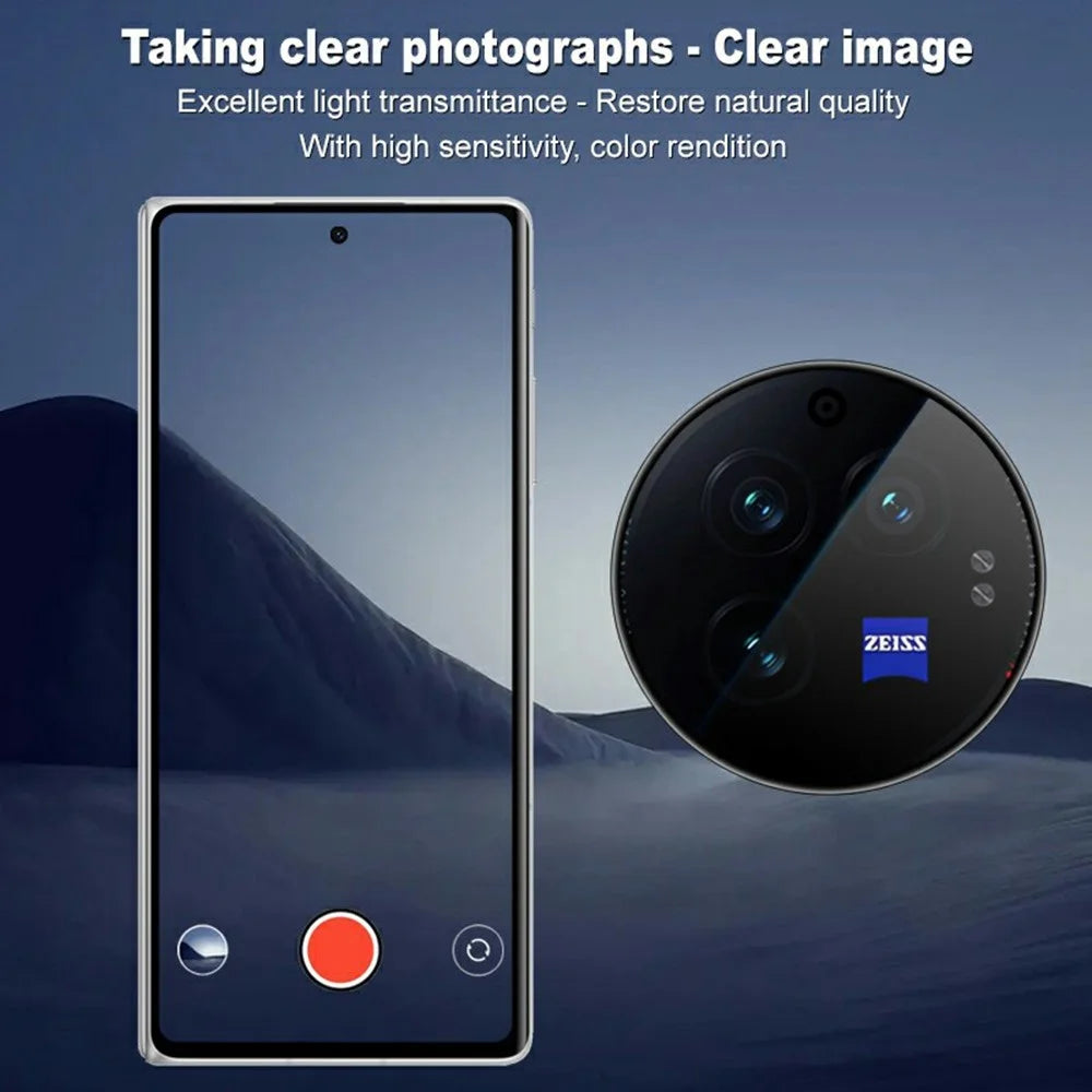 IMAK For vivo X Fold3 Camera Lens Protector Tempered Glass Lens Film with Self-Positioning Frame - 4
