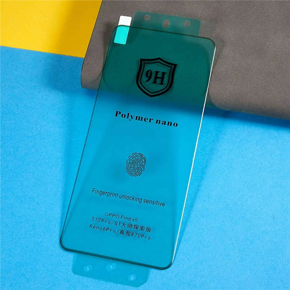Phone Protection Screen Film for Oppo Find X5 / Realme GT Explorer Master, Curved Full Covering Silicon Carbide HD Clear Screen Protector - 4