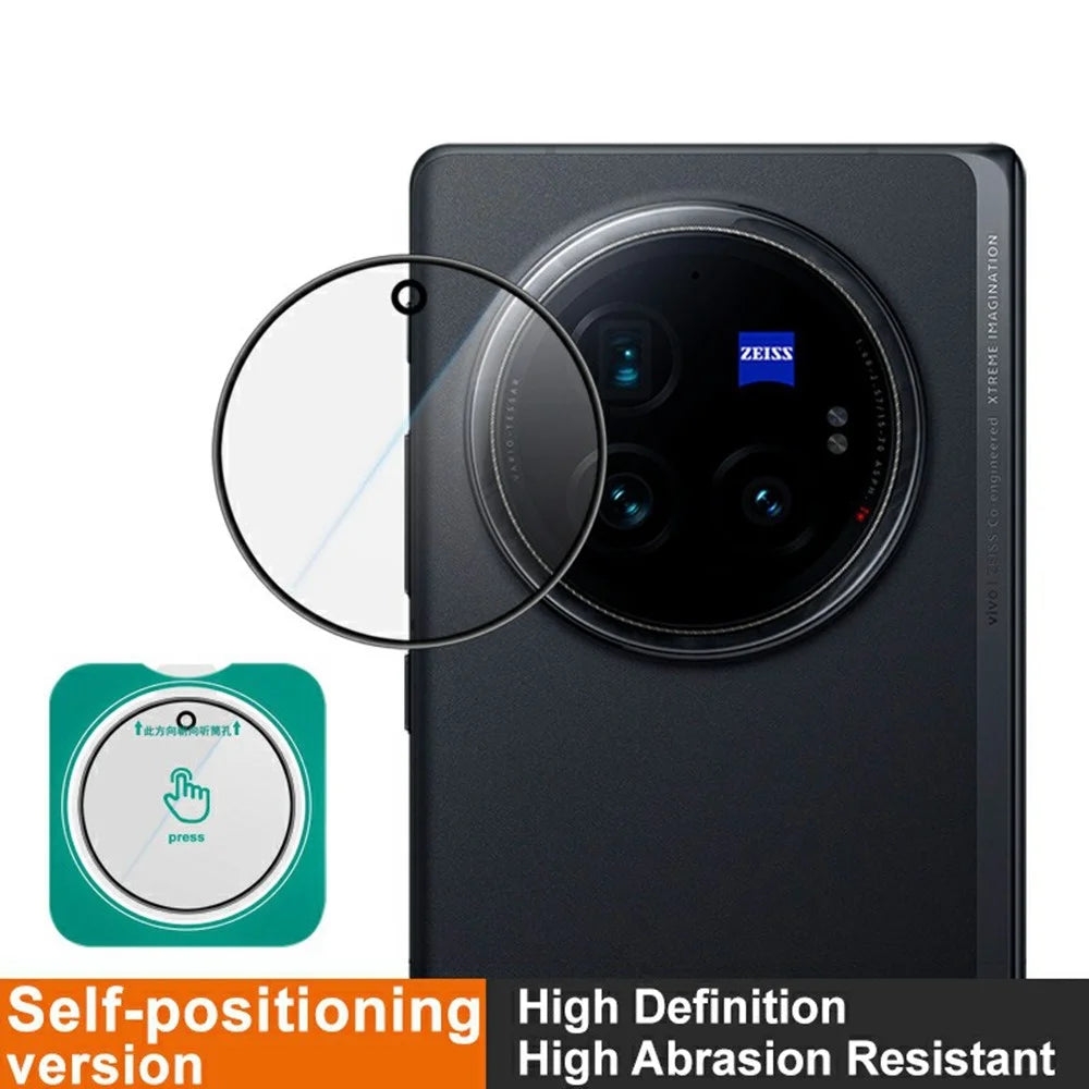 IMAK For vivo X Fold3 Pro Camera Lens Protector Tempered Glass Lens Film with Self-Positioning Frame - 3