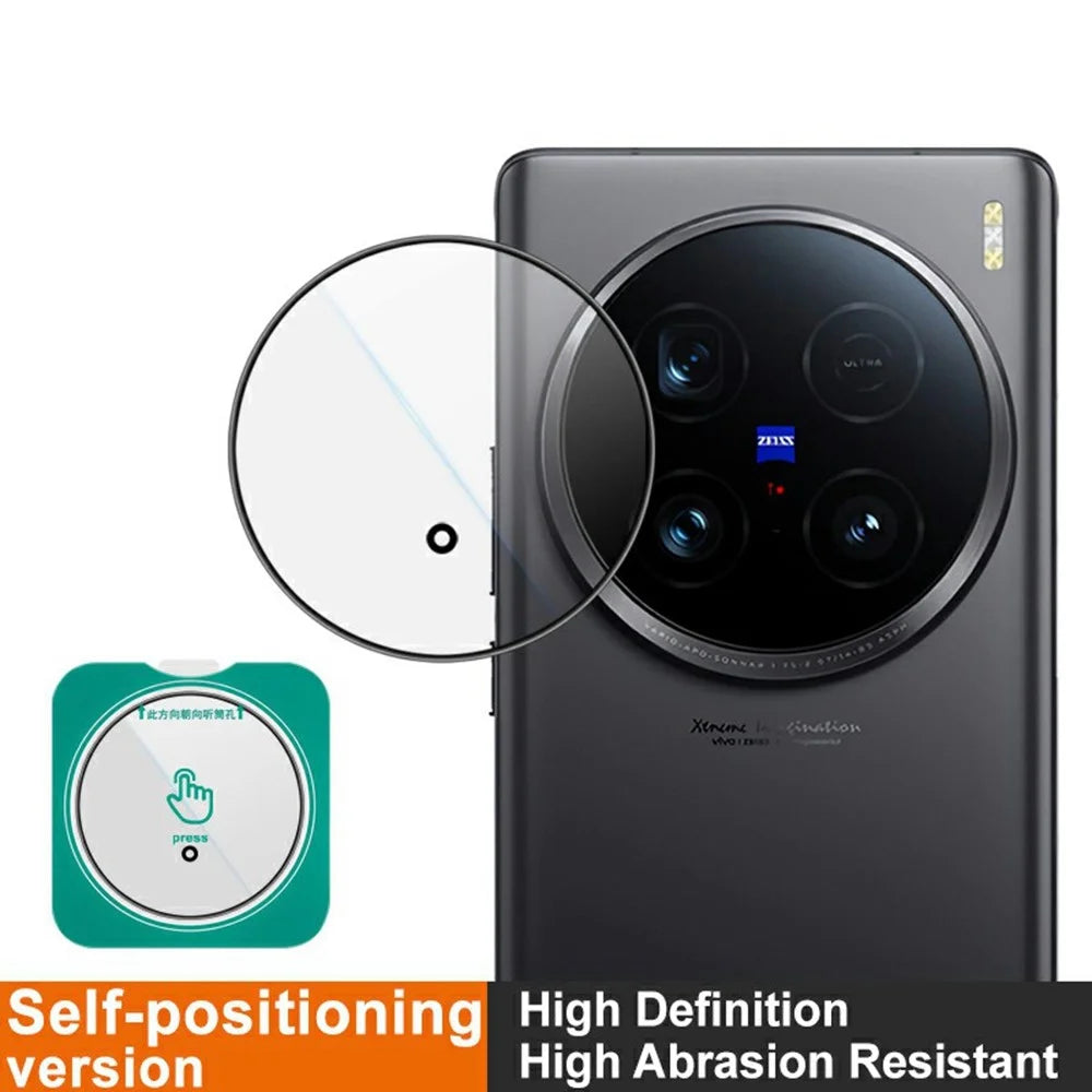 IMAK For vivo X100 Ultra 5G Camera Lens Protector Tempered Glass Lens Film with Self-Positioning Frame - 3