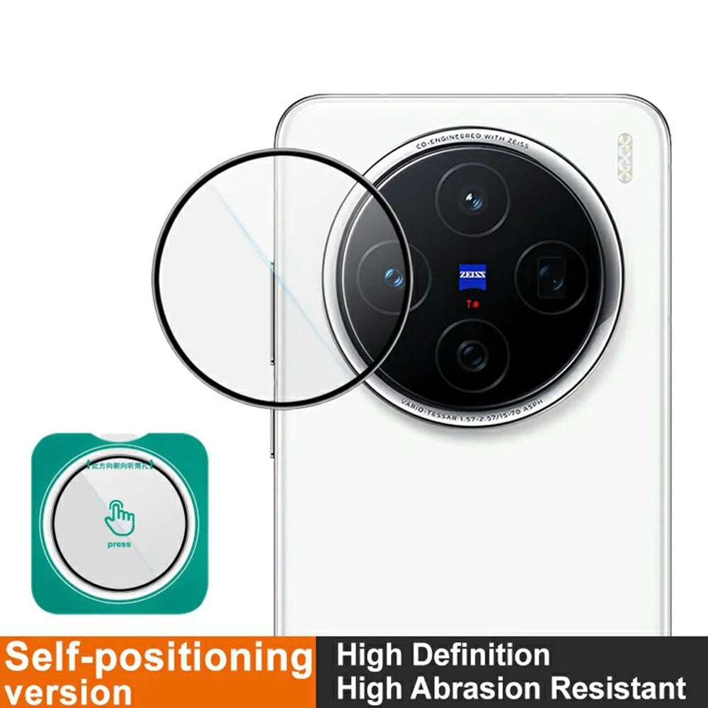 IMAK For vivo X200 5G Camera Lens Protector Tempered Glass Lens Film with Self-Positioning Frame - 3