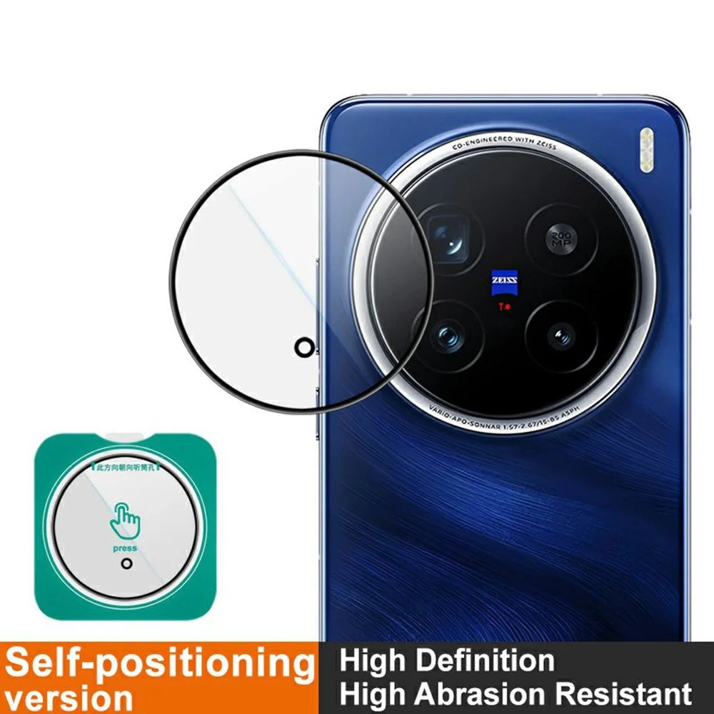 IMAK For vivo X200 Pro 5G Camera Lens Protector Tempered Glass Lens Film with Self-Positioning Frame - 3