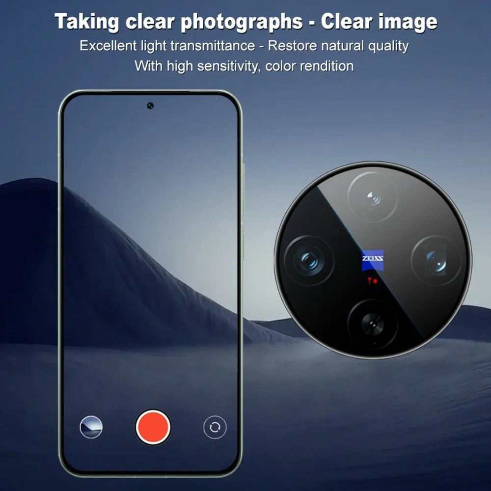 IMAK For vivo X200 Pro mini 5G Camera Lens Protector Tempered Glass Lens Film with Self-Positioning Frame - 4