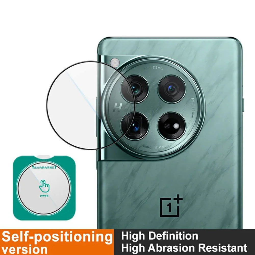IMAK For OnePlus 12 5G Camera Lens Protector Tempered Glass Lens Film with Self-Positioning Frame - 3