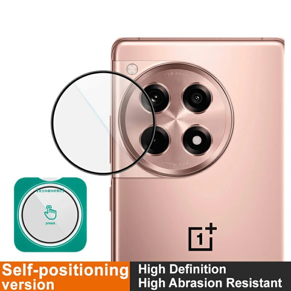IMAK For OnePlus Ace 3 Pro 5G / Ace 3 5G / 12R 5G Camera Lens Protector Tempered Glass Lens Film with Self-Positioning Frame - 3