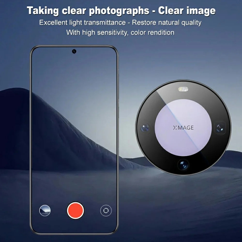 IMAK For Huawei Mate 60 Camera Lens Protector Tempered Glass Lens Film with Self-Positioning Frame - 4