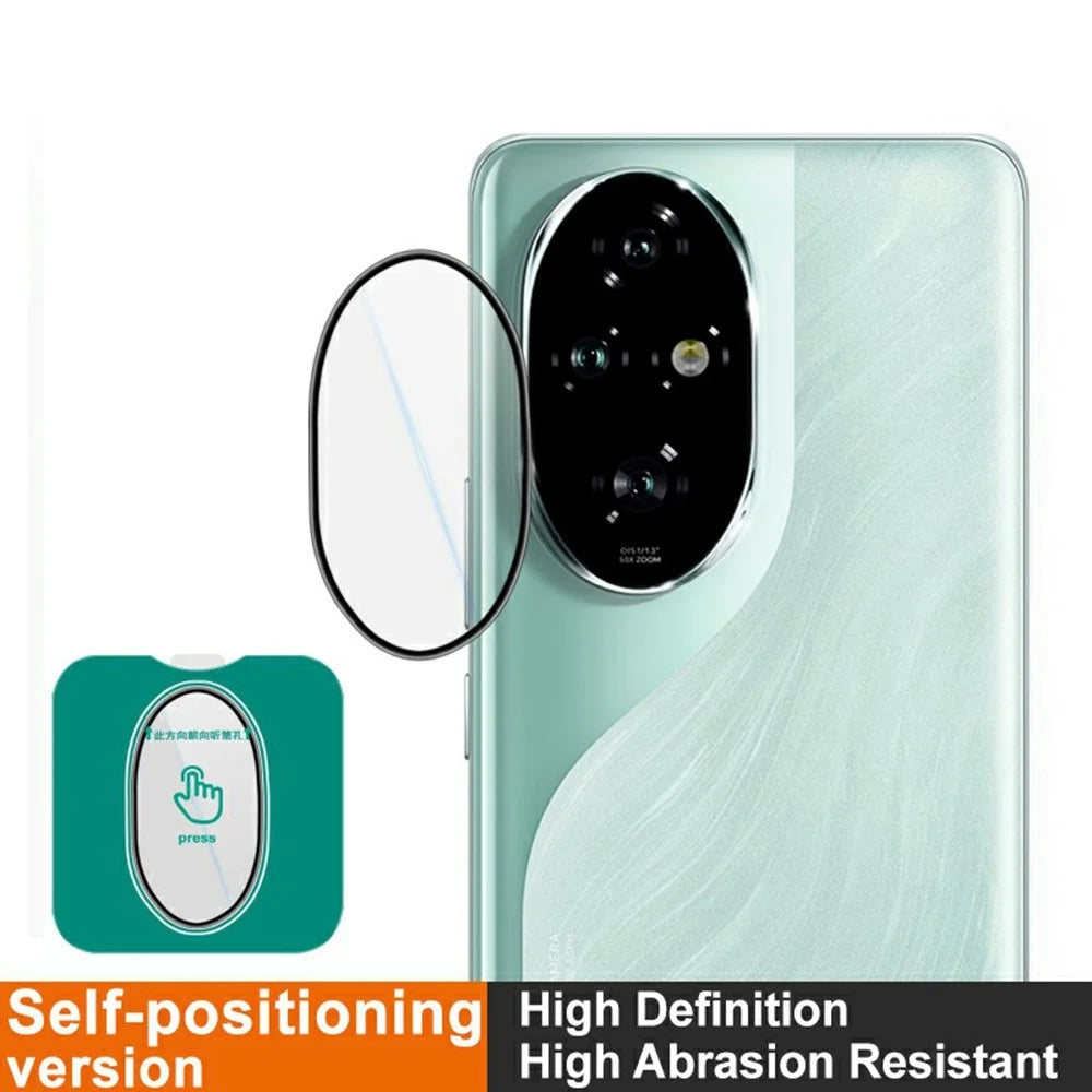 IMAK For Honor 200 Pro 5G Camera Lens Protector Tempered Glass Lens Film with Self-Positioning Frame - 3