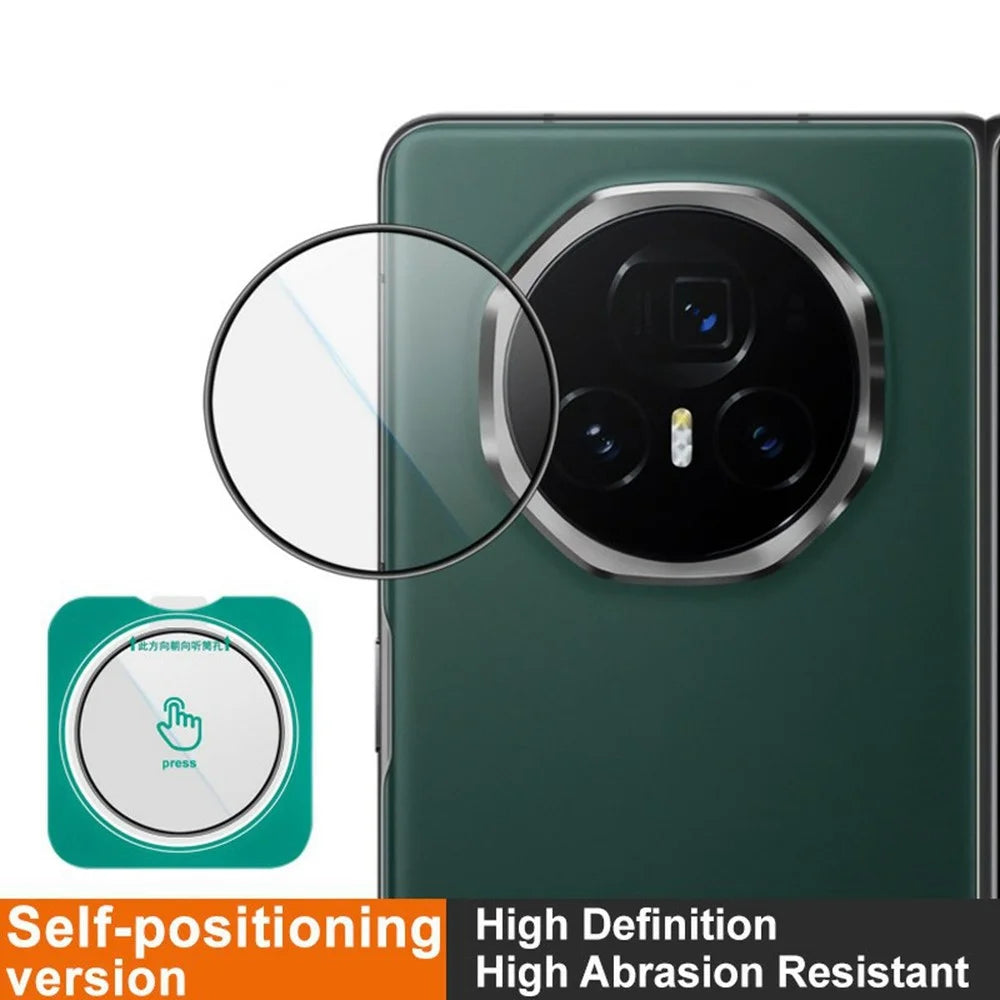 IMAK For Honor Magic V3 5G Camera Lens Protector Tempered Glass Lens Film with Self-Positioning Frame - 3