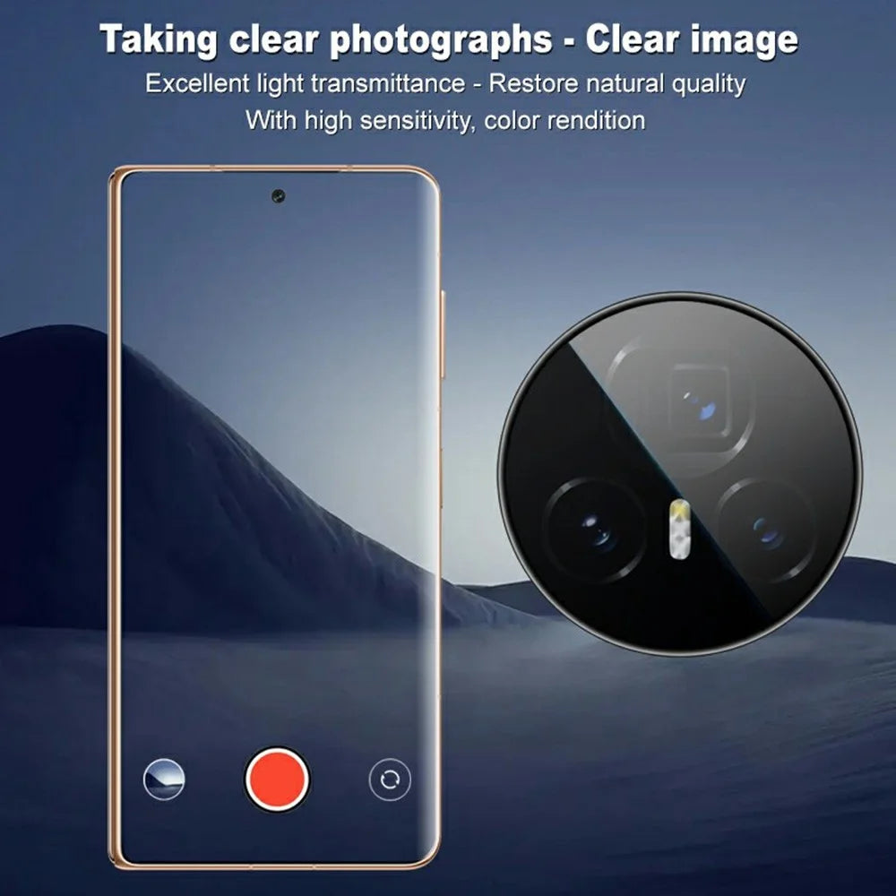 IMAK For Honor Magic V3 5G Camera Lens Protector Tempered Glass Lens Film with Self-Positioning Frame - 4