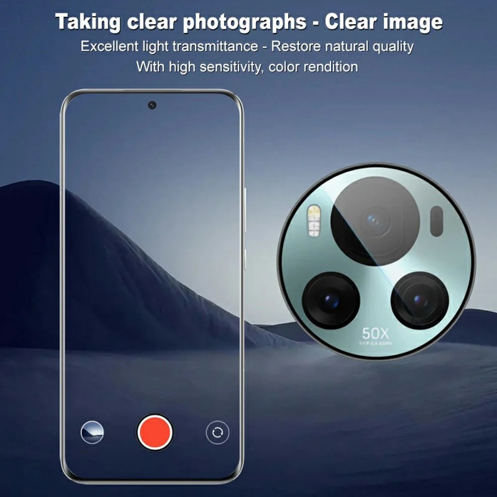 IMAK For Honor Magic6 5G Camera Lens Protector Tempered Glass Lens Film with Self-Positioning Frame - 4
