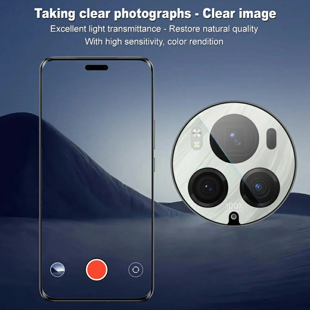 IMAK For Honor Magic6 Pro 5G Camera Lens Protector Tempered Glass Lens Film with Self-Positioning Frame - 4