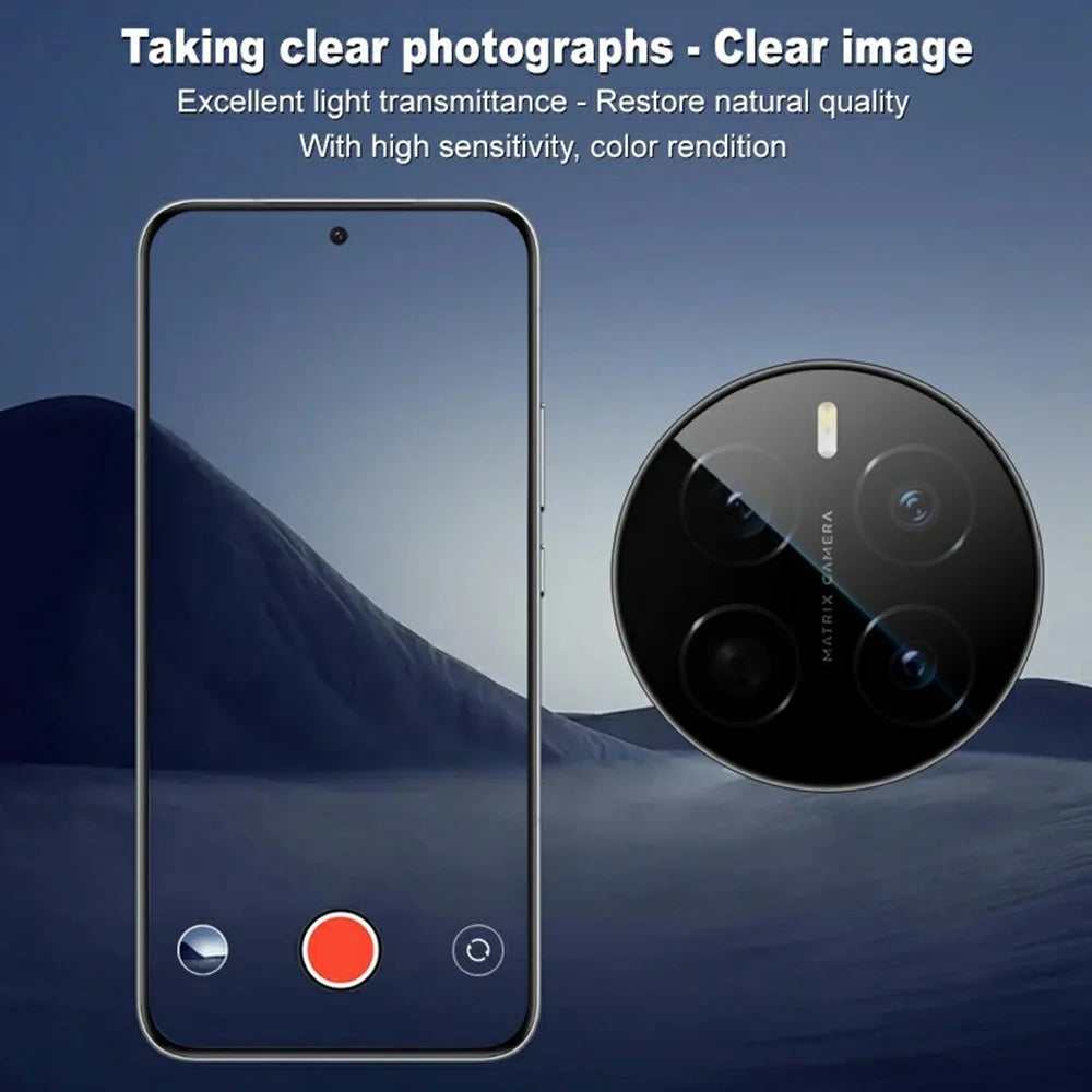 IMAK For Honor Magic7 5G Camera Lens Protector Tempered Glass Lens Film with Self-Positioning Frame - 4