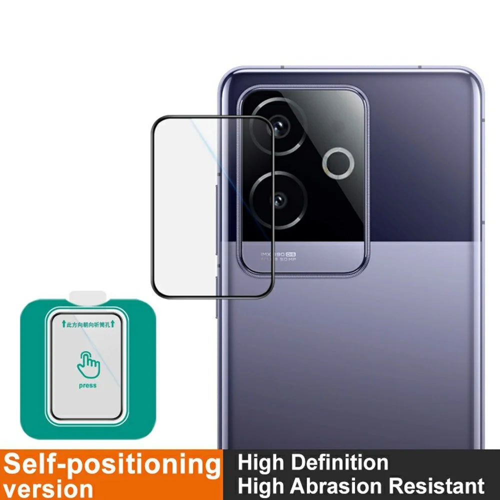 IMAK For Realme GT 6 5G Camera Lens Protector Tempered Glass Lens Film with Self-Positioning Frame - 3