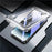 For iPhone 16 Anti-Spy Full Screen Protector Auto-Dust Removal Tempered Glass Film - 6