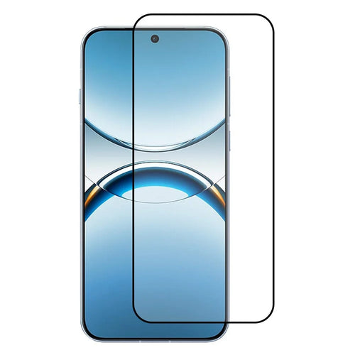 For Oppo Find X8 5G Screen Protector Silk Printing Full Glue Tempered Glass Screen Film - 1