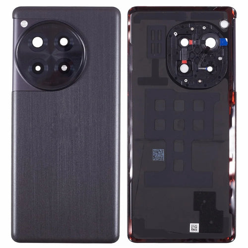 For OnePlus Ace 3 5G OEM Battery Housing with Adhesive Sticker + Camera Lens Cover - Grey - 1