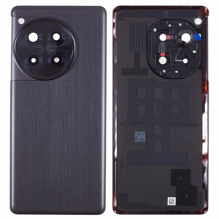 For OnePlus Ace 3 5G OEM Battery Housing with Adhesive Sticker + Camera Lens Cover - Grey - 1