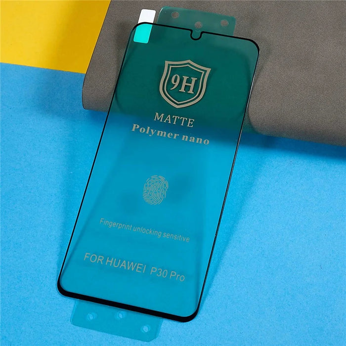 Curved Ceramic Silicon Carbide Screen Protector for Huawei P30 Pro, Full Cover Abrasion-resistant Ultra Clear Film - 4