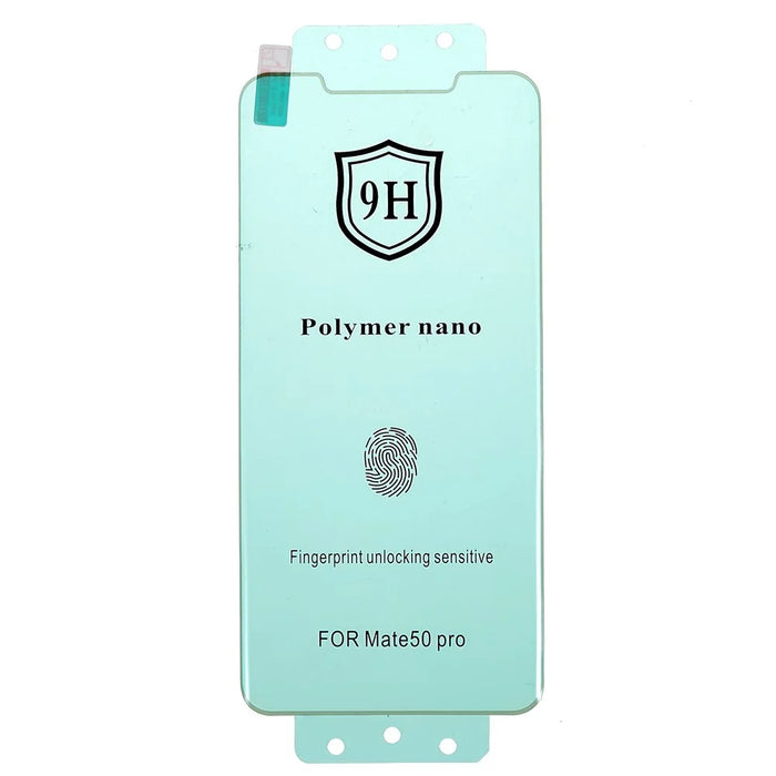 For Huawei Mate 50 Pro 4G Curved Edge Ceramic Silicon Carbide Full Screen Protector Explosion-proof HD Clear Film - 3