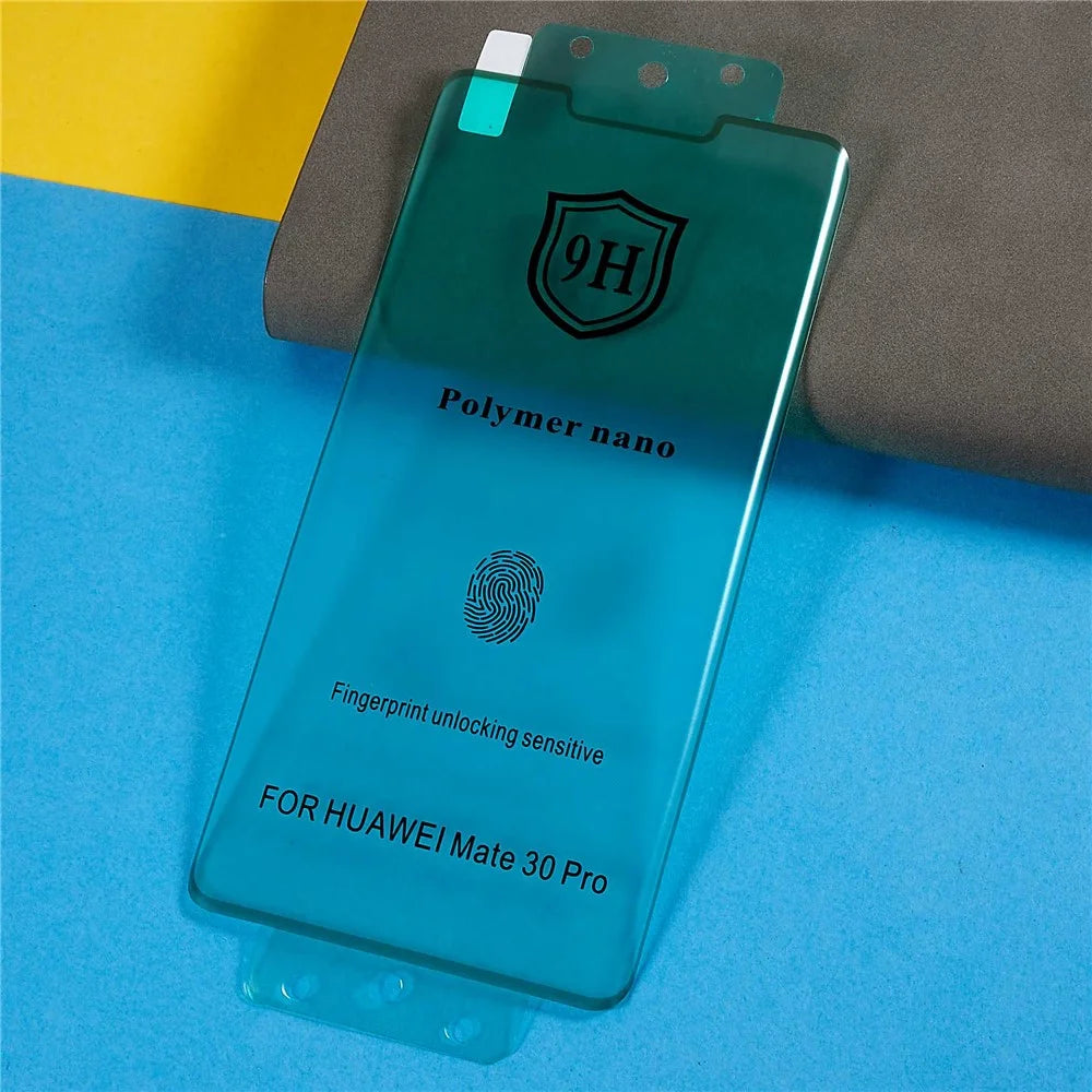 For Huawei Mate 30 Pro 5G Ceramic Silicon Carbide Curved Screen Protector Full Cover Anti-scratch HD Clear Film - 3