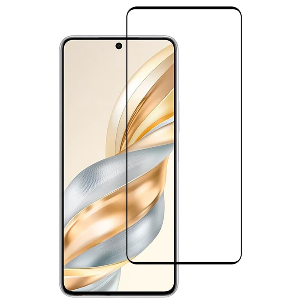For Honor X60 5G Silk Printing Screen Protector 3D High Aluminum-Silicon Glass Film - 1
