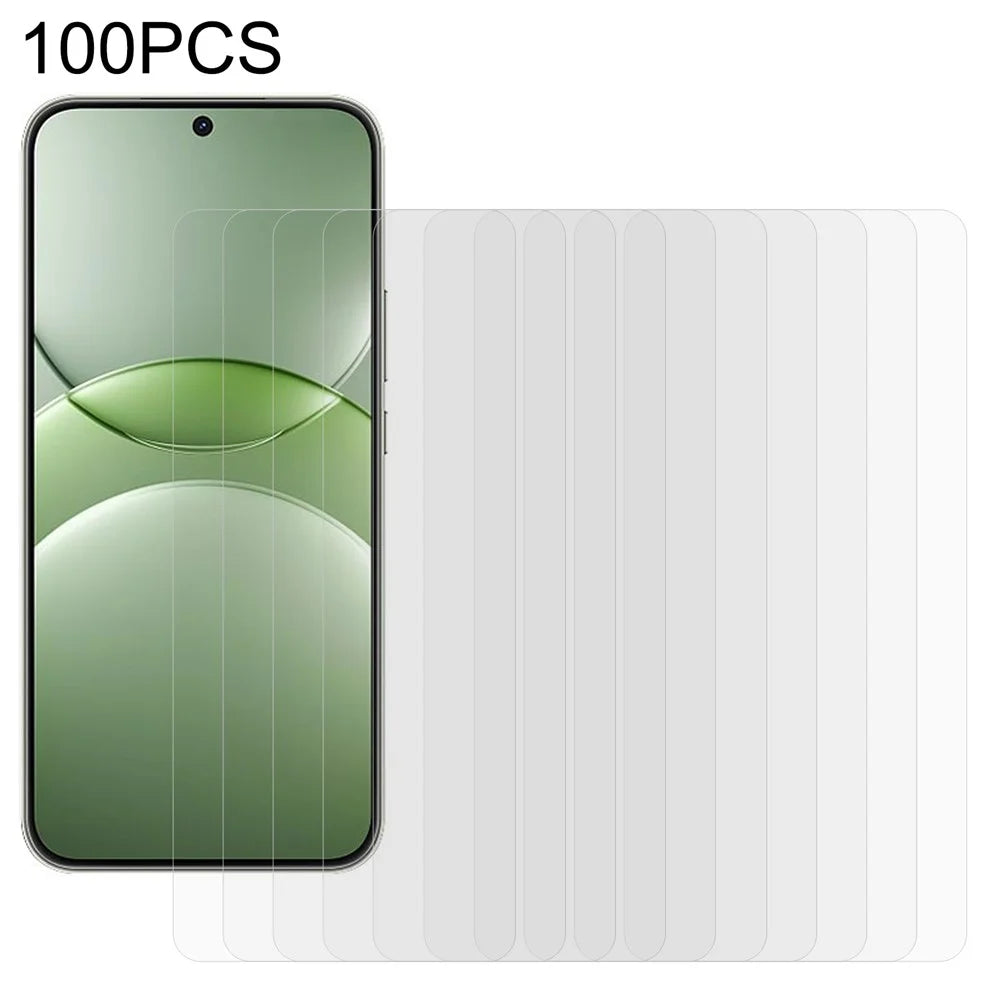 100Pcs For Huawei nova 13 Screen Protector Anti-Scratch Tempered Glass Film (No Package, with Wipes Set, Dust-absorber, Guide Sticker) - 1