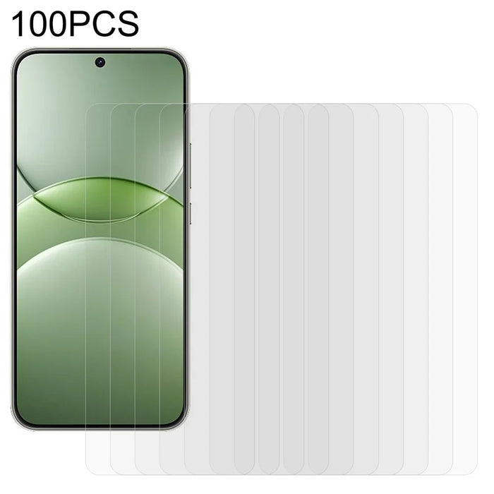 100Pcs For Huawei nova 13 Screen Protector Anti-Scratch Tempered Glass Film (No Package, with Wipes Set, Dust-absorber, Guide Sticker) - 1