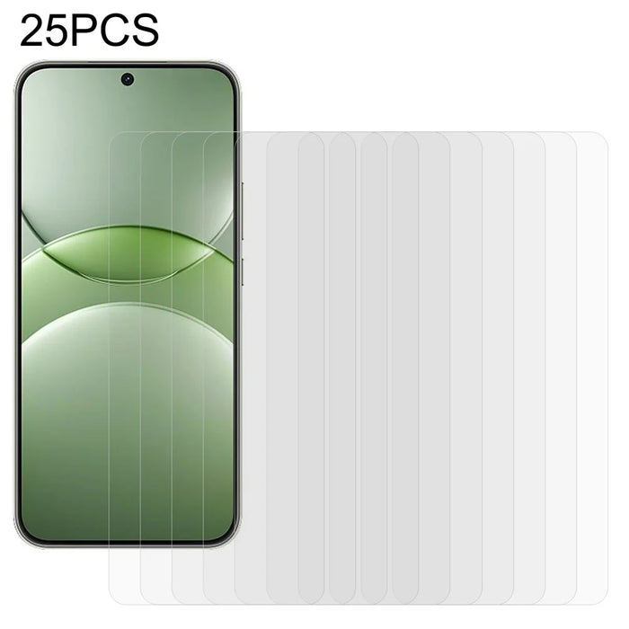 25Pcs For Huawei nova 13 Tempered Glass Screen Protector High Definition (No Package, with Wipes Set, Dust-absorber, Guide Sticker) - 1