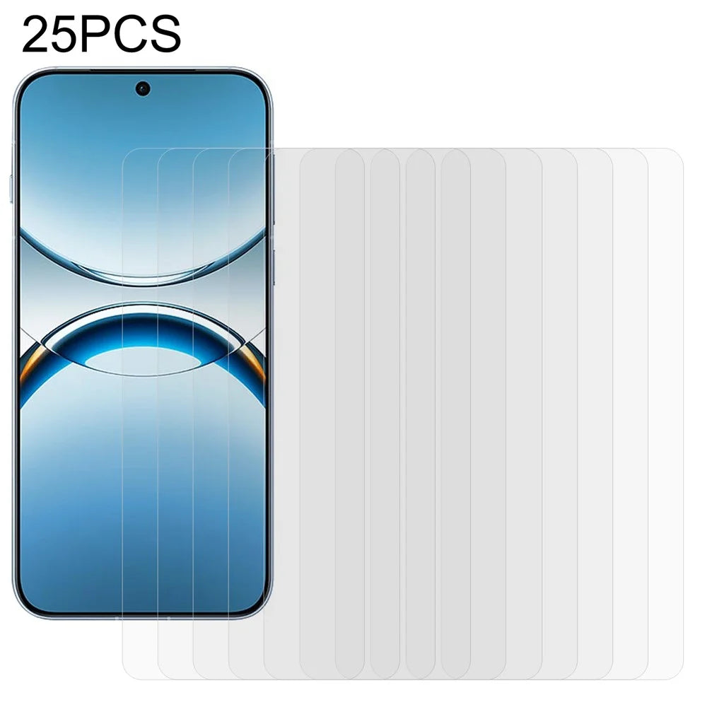 25Pcs For Oppo Find X8 5G Tempered Glass Screen Protector High Definition (No Package, with Wipes Set, Dust-absorber, Guide Sticker) - 1
