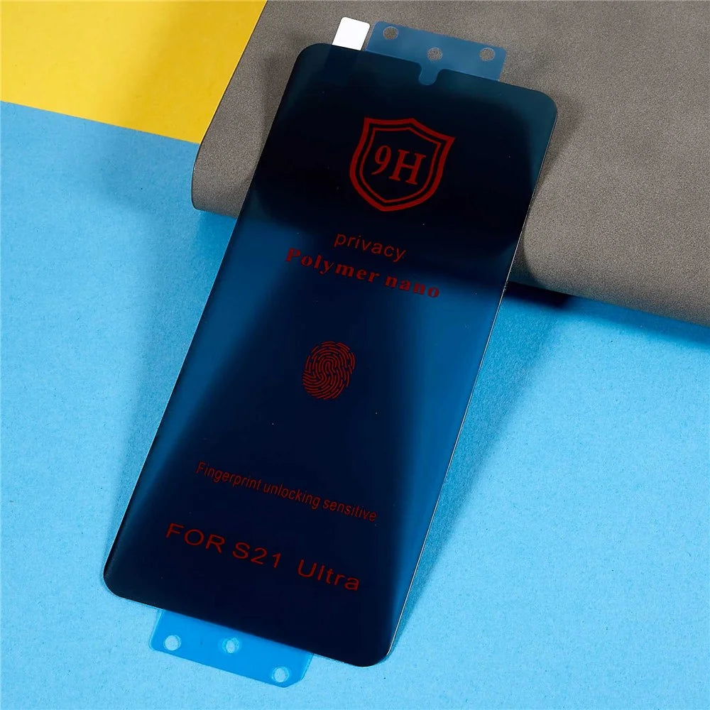 For Samsung Galaxy S21 Ultra 5G Anti-Spy Screen Protector Full Covering Ceramic Screen Protective Film - 4
