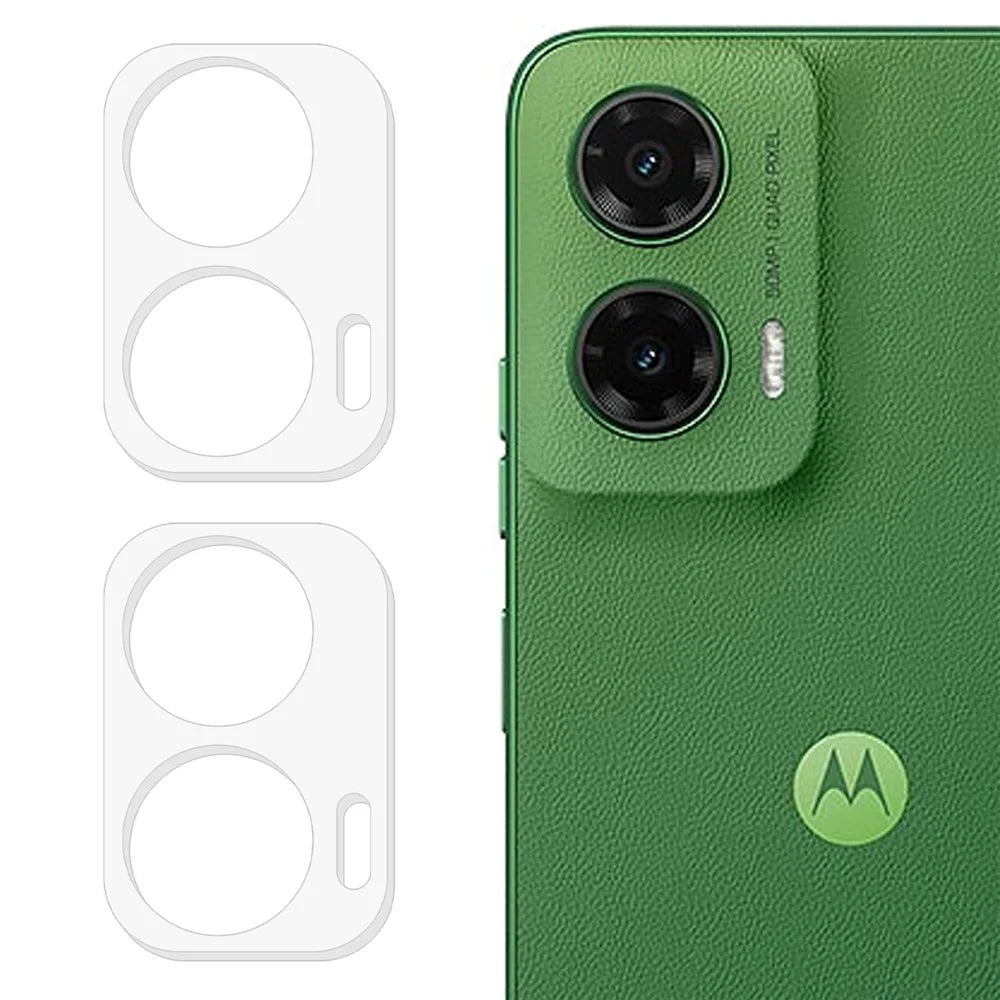 2Pcs For Motorola Moto G35 5G Camera Lens Protector 3D Arc Edge Anti-Scratch Tempered Glass Lens Film - 1
