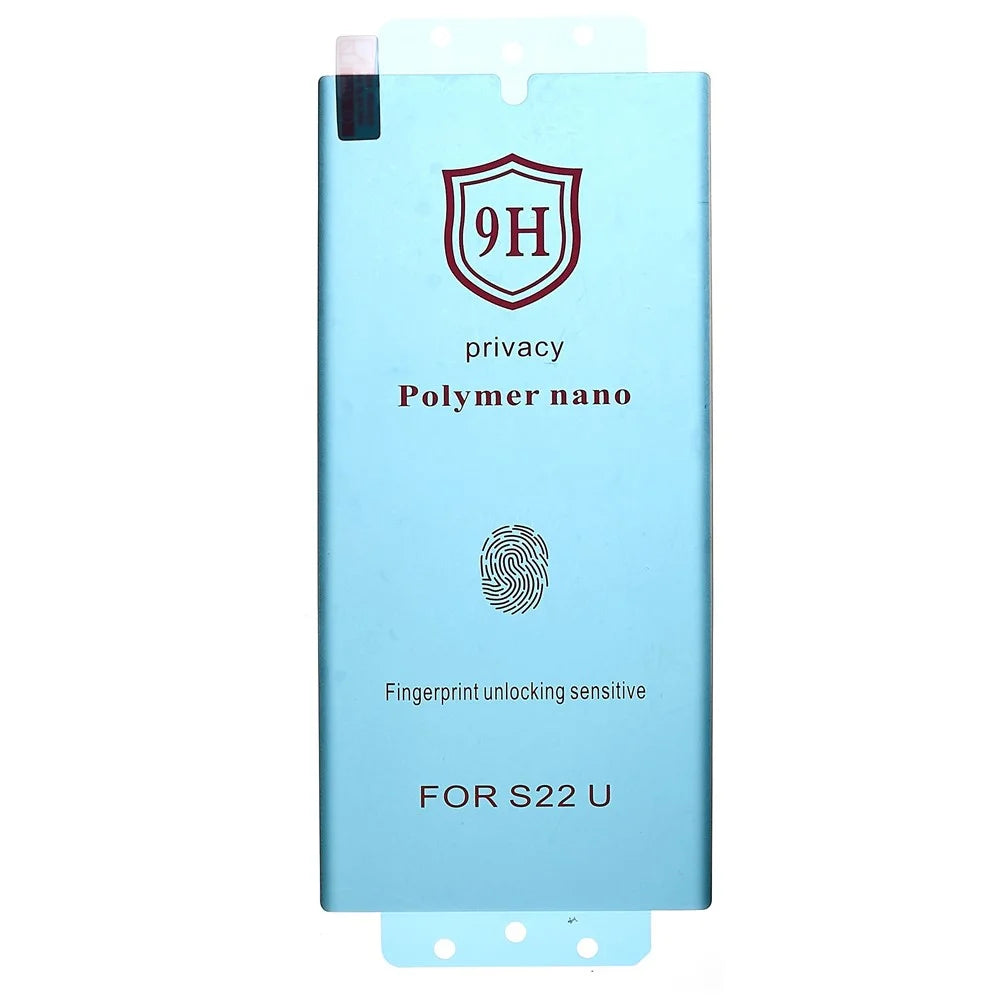 For Samsung Galaxy S22 Ultra 5G Anti-spy Curved Screen Protector Ceramic Silicon Carbide Full Cover Ultra Clear Film - 3