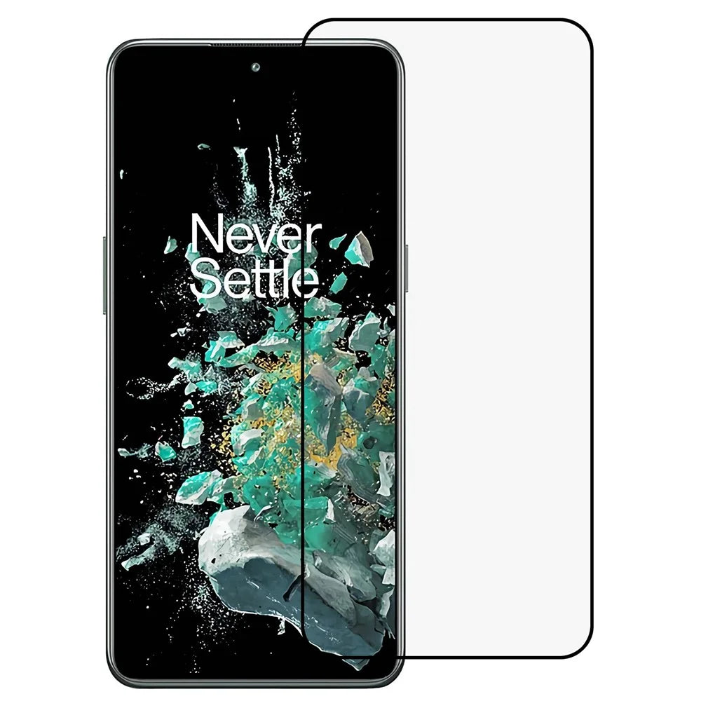 For OnePlus 10T 5G / Ace Pro 5G Sensitive-Touch Full Covering Screen Protector Full Glue Silk Printing Tempered Glass Screen Film - 1