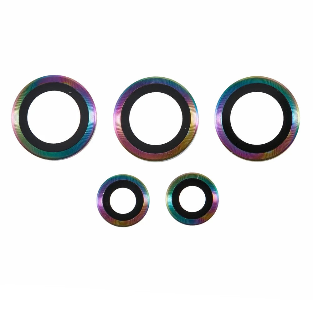 For Samsung Galaxy S25 Ultra Camera Lens Protector Set Electroplating Metal + Tempered Glass Individual Lens Film - Multi-Color - 2