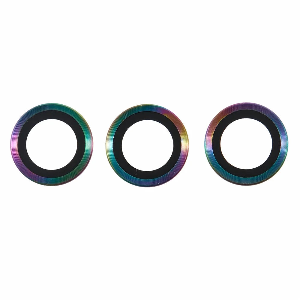For Samsung Galaxy S25 Camera Lens Protector Set Electroplating Metal + Tempered Glass Individual Lens Film - Multi-Color - 2