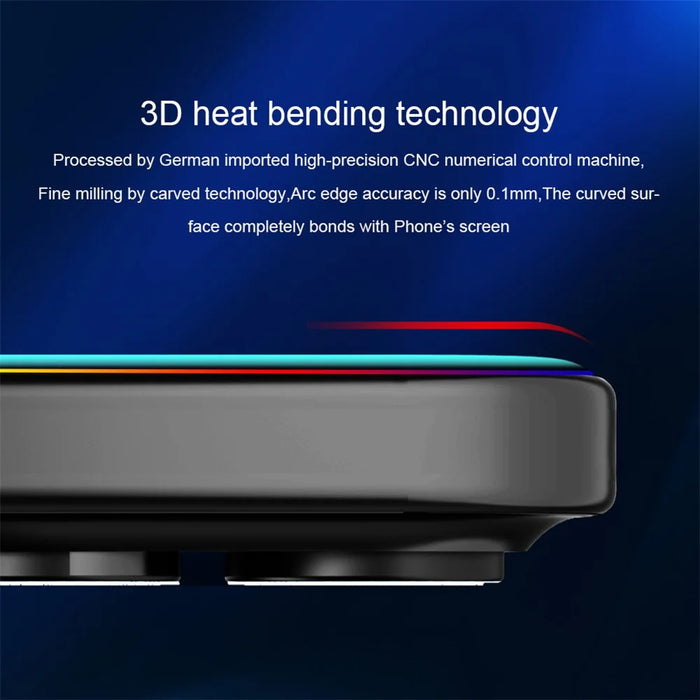 NILLKIN 3D CP+MAX For iPhone 16 Plus Screen Protector Full Coverage Anti Explosion AGC Glass Film - 6