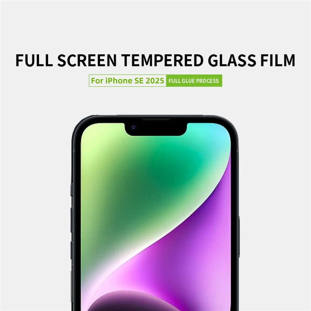 PINWUYO JK Series-2 for iPhone 17e / 16e High Aluminium-Silicon Glass Film 9H Full Screen Protector - 3