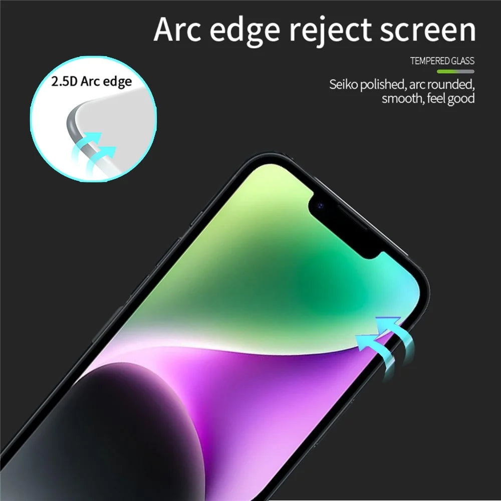 PINWUYO JK Series-2 for iPhone 17e / 16e High Aluminium-Silicon Glass Film 9H Full Screen Protector - 6