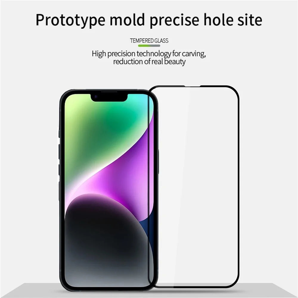 PINWUYO JK Series-2 for iPhone 17e / 16e High Aluminium-Silicon Glass Film 9H Full Screen Protector - 7
