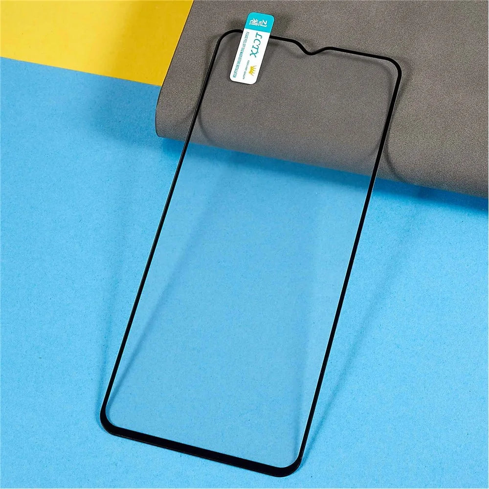 Silk Printing Tempered Glass Film For Samsung Galaxy A04 4G (164.4 x 76.3 x 9.1 mm), Anti-explosion Ultra Clear Full Glue Full Covering Screen Protector - 6