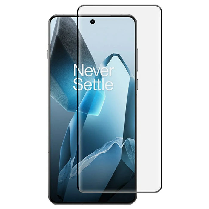 RURIHAI For OnePlus 13 High Aluminium-Silicon Glass Phone Screen Protector 3D Curved Side Glue Film - 1