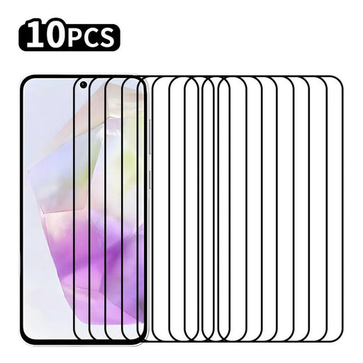 RURIHAI 10Pcs For Samsung Galaxy A36 5G High Aluminium-Silicon Glass Film 0.26mm 2.5D Screen Protector - 1
