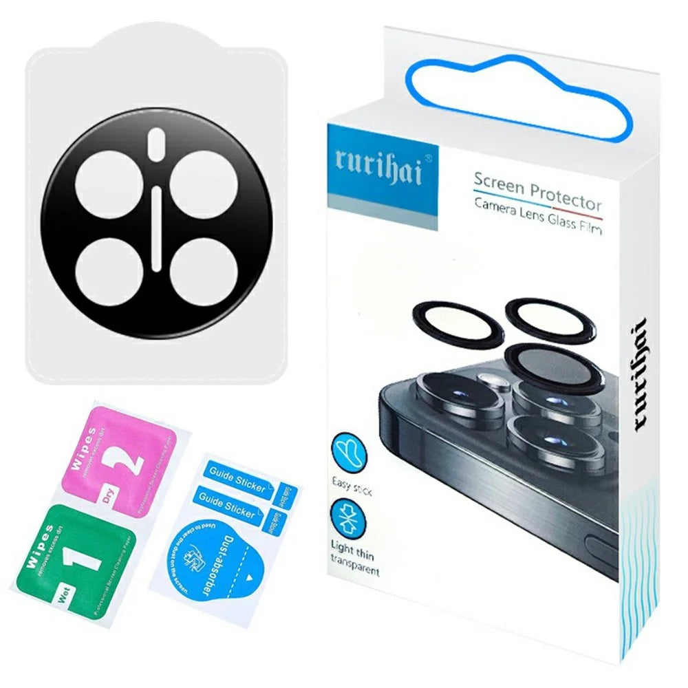 RURIHAI For Honor Magic7 5G Lens Protector AR Ultra Clear High Aluminium-Silicon Glass Film - 4