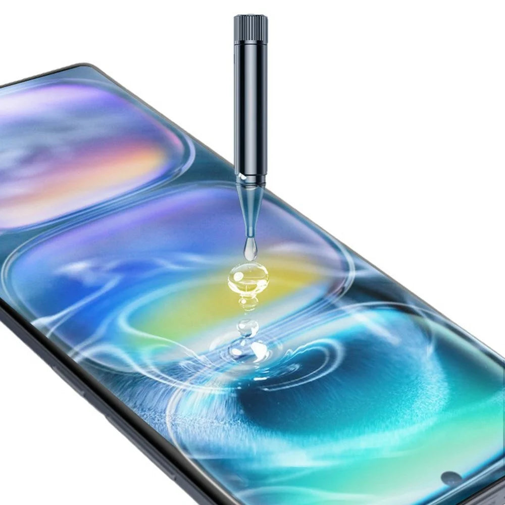 RURIHAI For Infinix Hot 50 Pro 4G Screen Protector 3D UV Glue High Aluminum-Silicon Glass Film - 4